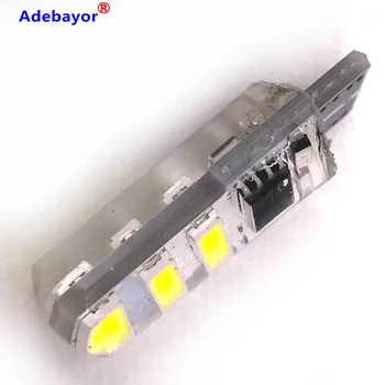 

100PCS T10 5730 5630 6SMD LED Watrproof Flash Constant Light Dual Mode Silicone Gel Shell Car Reading Lamp Auto Parking Bulb