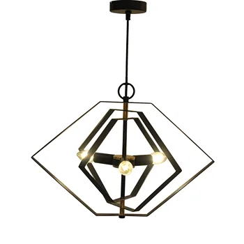 

Modern Metal Iron Decorative Indoor Hotel Lobby Led Light Chandelier Pendant Lighting Kitchen Chandelier Scandinavian