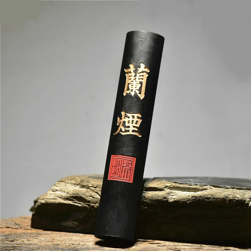 Фото 3PCS Solid Pine-soot Ink Stick Chinese Calligraphy Stone Writing Painting Block the Scholar's Four Jewels | Канцтовары для