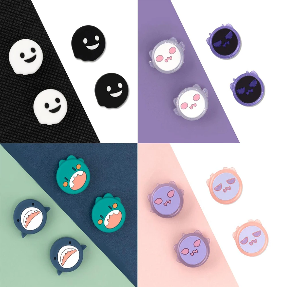 Призрак Акула мягкая Стик ручка Кепки джойстик Защитная крышка Для Nintendo Switch NS Lite Joy con контроллер чехол|Запасные части| | АлиЭкспресс - Геймерские/игровые аксессуары