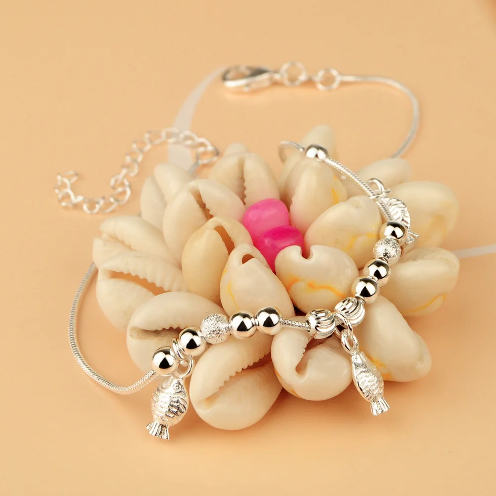 Подвеска в виде маленькой рыбки из серебра 925 пробы|foot accessories|gift for girlfriendgift gifts |