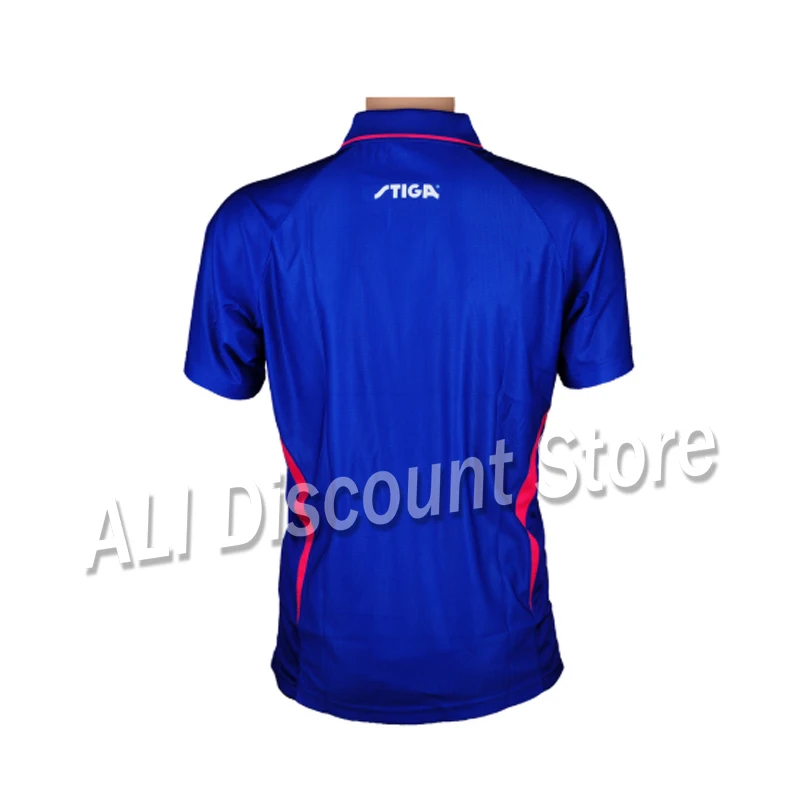 Stiga Table tennis clothes sportswear quick dry short sleeved men ping pong Shirt Badminton Sport Jerseys S032301S