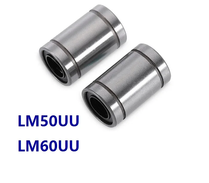 

1pcs LM50UU LM60UU LM50 LM60 50x80x100mm 60×90×110mm Linear motion bearings bushings for CNC router parts