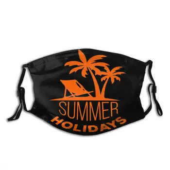 

Summer Holidays masking tape 2 inch Adult Non-Disposable Face Mask with Filter Anti Haze Dustproof Mask Respirator Mouth Muffle