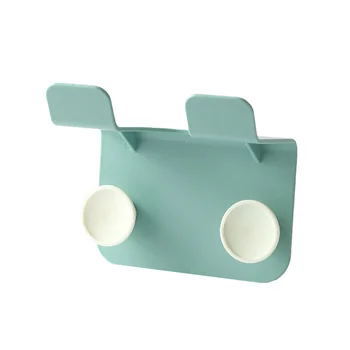 

Wall Mount Hair Dryer Holder Punch Free Adhesive Rack Storage Organizer for Home Hotel (Green)