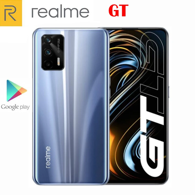 New Original Official Realme GT 5G Smartphone 6.43inch 120Hz Snapdragon888 Octa Core 4500Mah 65W Flash Charge 64MP Camera kingston 8gb ram