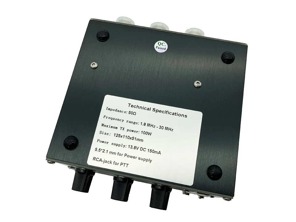 Suppresseur Bruit Antenne Réception Auxiliaire QRM Eliminator X-Phase PETSTIBLE 1-30 MHz - 2ème Génération - Boîtier Métal - Annulation Interférences HF Réducteur Bruit HF