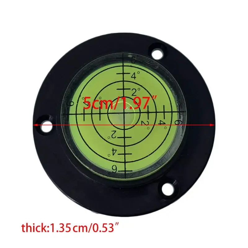 

50MM Universal Level Instrument Horizontal Bead Horizontal Bubble Level Belt Positioning Hole Through 50x13mm