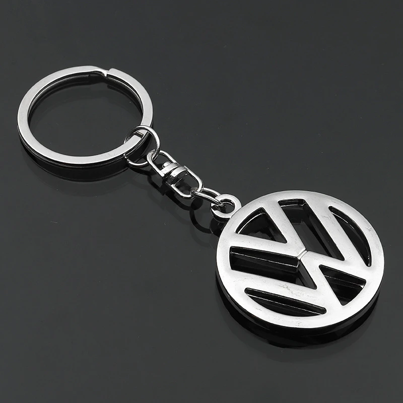 

3D Metal keyring Car Keychain Key Chain Auto Key Rings for Gift Automotive Keyfob Pendant Internal Accessories Car Styling vw