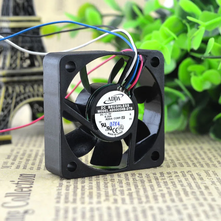 AD5005HB-D7B 5015 5V 0.30A 5 см 4 провода ШИМ защиты электродвигателя Вентилятор охлаждения