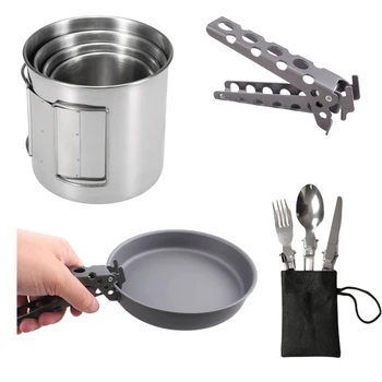 

Ultralight Titanium Frypan Outdoor Camping Hiking Picnic Cooking Frying Pan titanium Pan Utensils Hiking Picnic Cooking Picnic