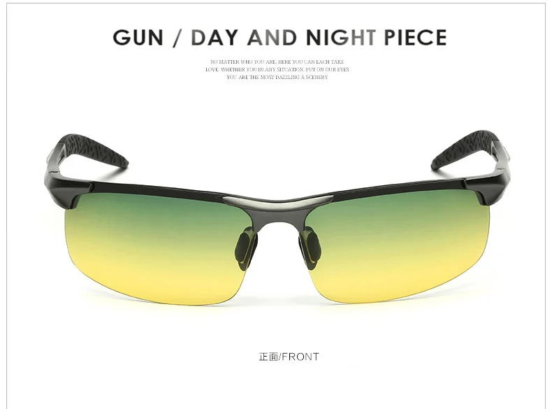 CoolPandas Брендовые мужские поляризованные солнцезащитные очки, безопасные очки ночного видения для вождения, мужские и женские очки UV400 zonnebril heren