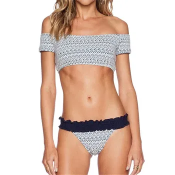 

Women Bikini Set Sexy High Waist Swimwear Tube Top New Bikinis Bathing Suit Female Swimsuit Beachwear Biquini