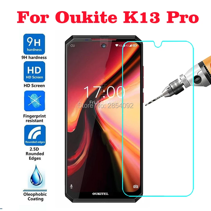 Закаленное стекло 2.5D для Oukitel K13 Pro 9H Взрывозащищенная защитная пленка экрана K 13 |