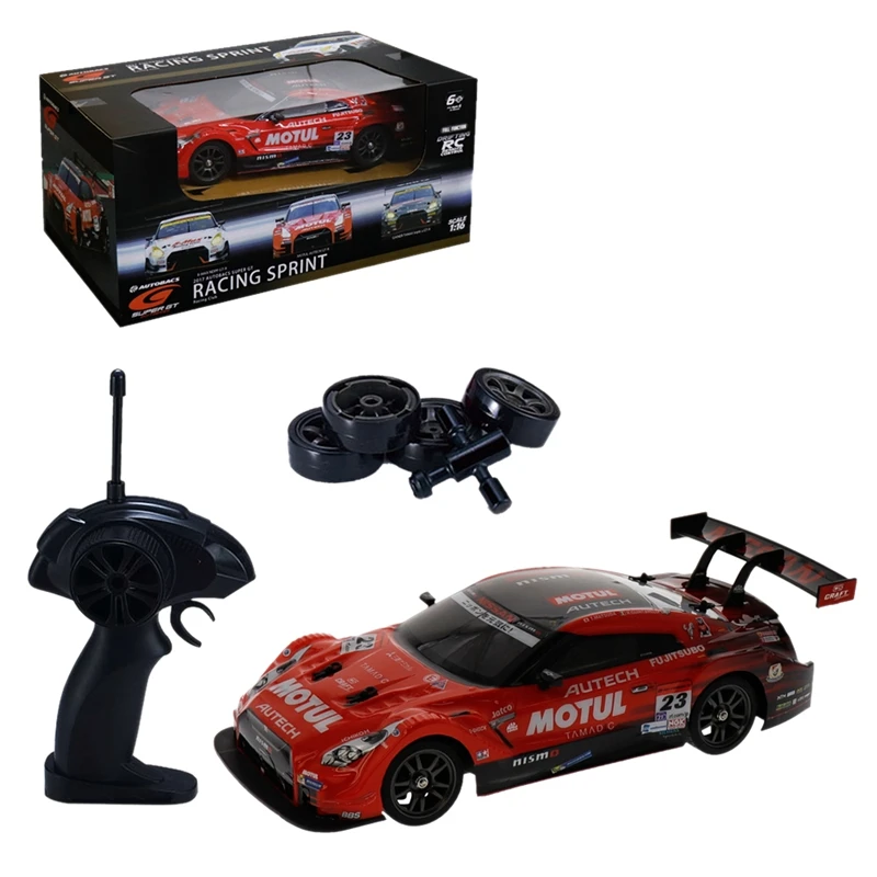 

2.4G 4WD Drive Rapid Drift Car Remote Control for NISSAN GTR(R35) Car Radio Control Off-Road Vehicle RC Car Drift High Speed Mod