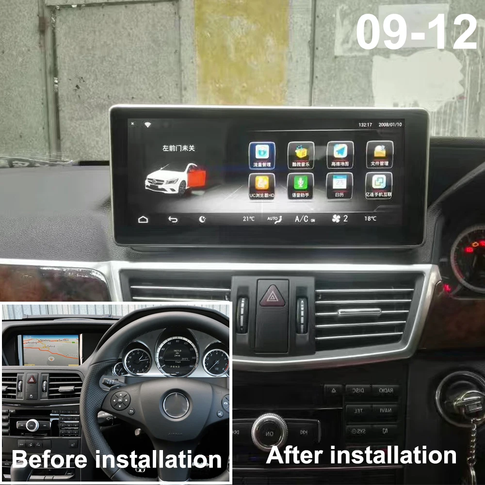 Liandlee автомобильный мультимедийный плеер NAVI для Mercedes Benz MB E A207 C207 правый руль RHD CarPlay TPMS Стерео gps навигация