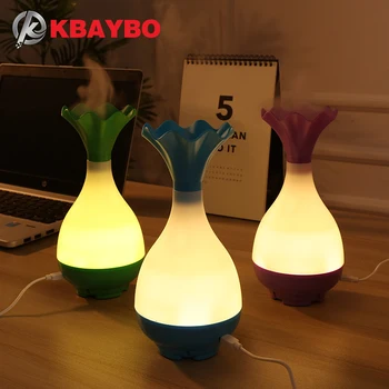 

USB Air Humidifier Ultrasonic Aromatherapy Essential Oil Aroma Diffuser with LED Night Light Mist Purifier Atomizer for Home