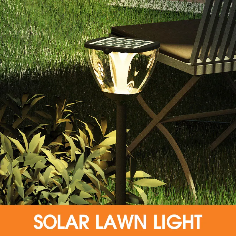 Уличный садовый светильник на солнечной батарее декоративное освещение для