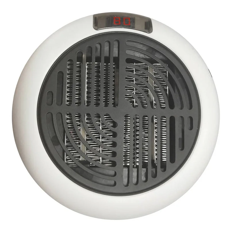 900 Вт Мини Портативный электрический обогреватель Настольный обогреватель теплый воздушный вентилятор домашний офисный настенный удобный воздушный обогреватель радиатор для ванной комнаты теплый вентилятор - Цвет: WHITE