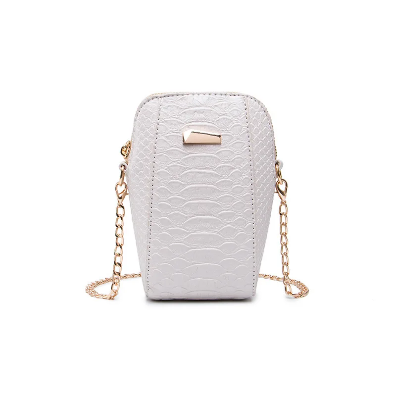 

2019 New Style Crocodile Pattern WOMEN'S Shoulder Bag Shell Bag Casual Shoulder Mobile Phone Bag