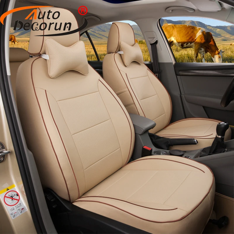 AutoDecorun чехлы из искусственной кожи сиденья для BMW X3 e83 f25 аксессуары комплект