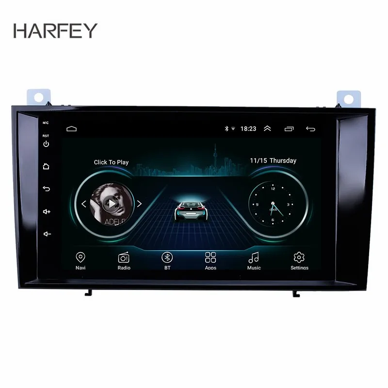Автомагнитола Harfey 8 дюймов Android 1 GPS 2Din для Mercedes Benz SLK class R171 SLK200 SLK280 SLK300 2000 2011