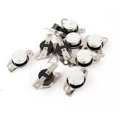 

10 PCS KSD301 80C NC Auto Reset 2Pin Temperature Control Switch AC 250V 10A