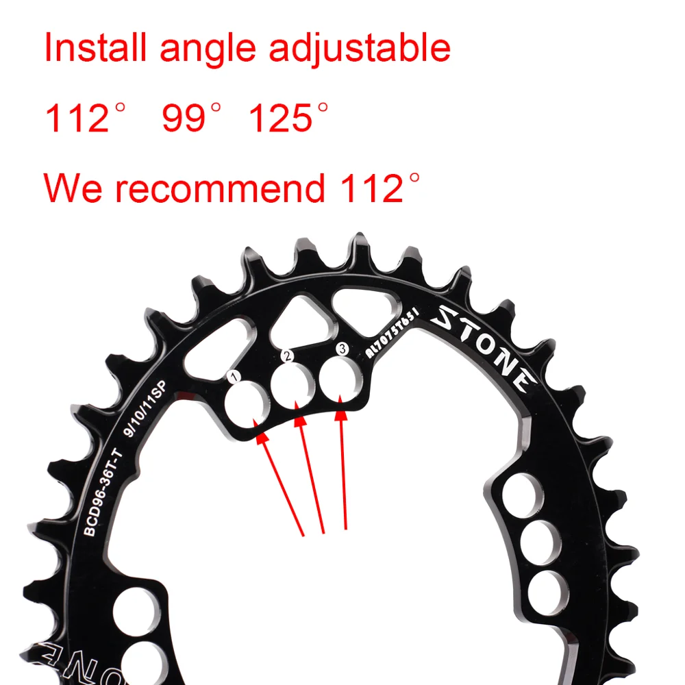 Деталь Stone 96BCD для велосипеда shimano M782 M621 M4000 32t 34 36 38 40t 42 44 46 48T MTB Bike 12 s зубчатая
