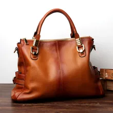 Винтаж натуральная кожа женские дизайнерские сумки из натуральной кожи bolsa tote большая женская обувь Дамская de couro mujer Слинг сумки на плечо sac основная femme