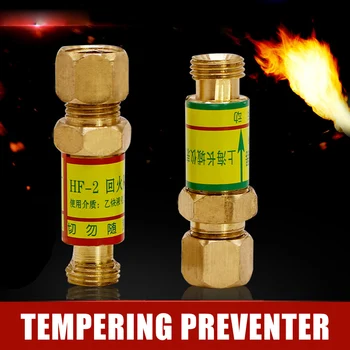 

Oxygen Acetylene Check Valves Flash Back Arrestor for Pressures Reducer Cutting Torch JDH99
