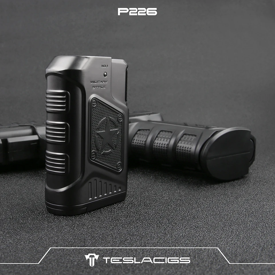 Оригинальный бокс мод TESLA P226 для вейпа 220 Вт TC с OLED экраном 0 96 дюйма Двойной