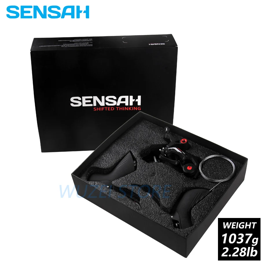 SENSAH SRX PRO 1*11 скоростной рычаг переключения скоростей для шоссейного велосипеда, набор переключателей заднего переключателя и KMC X11 цепной переключатель из сплава для велосипеда - Цвет: 1x11S SRX PRO