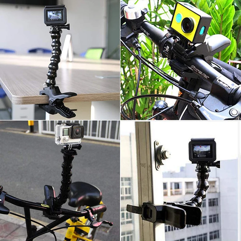 Гибкий зажим для экшн камер GoPro Hero 9 8 7 6 5 4 Session Yi 4K Sjcam Eken|Чехлы экшн-камер| |