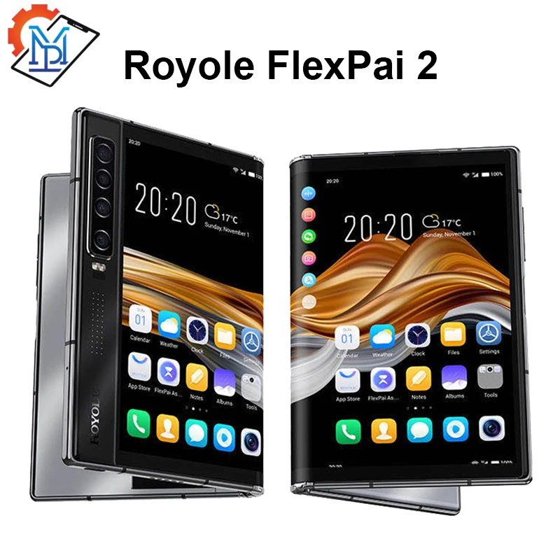Original Royole FlexPai 2 Foldable Mobile Phone 7.8 Inch 8GB RAM