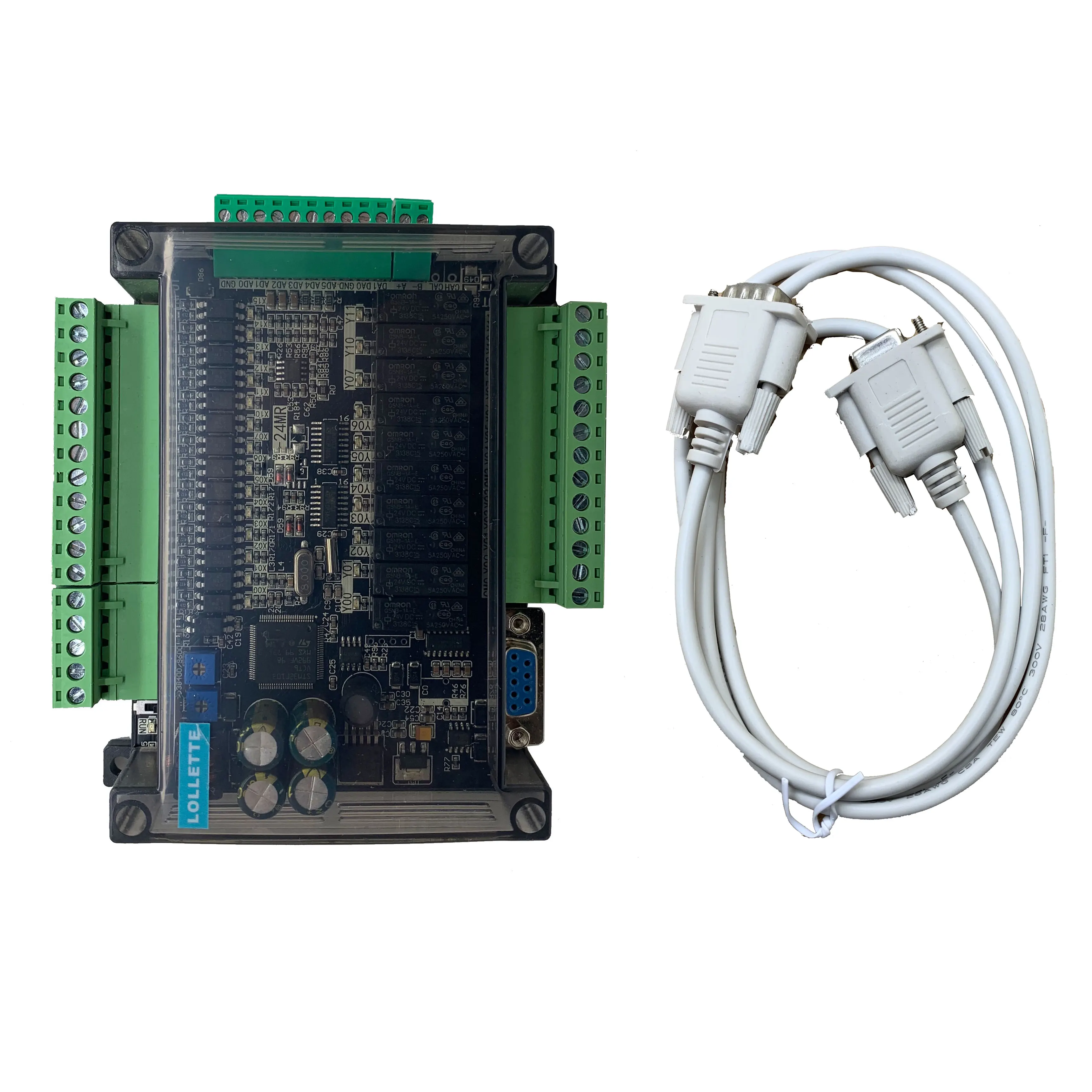 LE3U FX3U 24MR 6AD 2DA RS485 RTC(часы реального времени) 14 вход 10 релейный выход 6 аналоговый вход 2 аналоговый выход plc контроллер