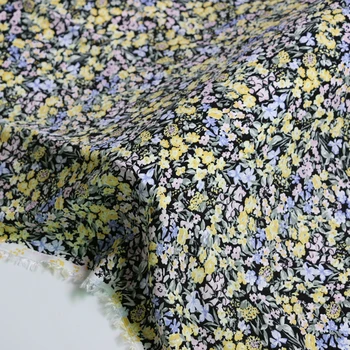 

100cm*140cm Retro Dress Material Soft Viscose Fabric Calico