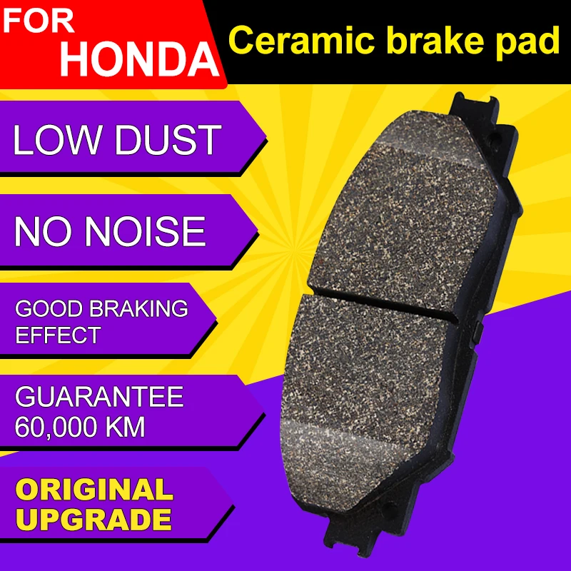 

Car Front and rear Ceramics Brake Pads,brake shoe linings,brake block for Honda CITY (GM2/3/6)(2009-2014) 1.5L 1.8L