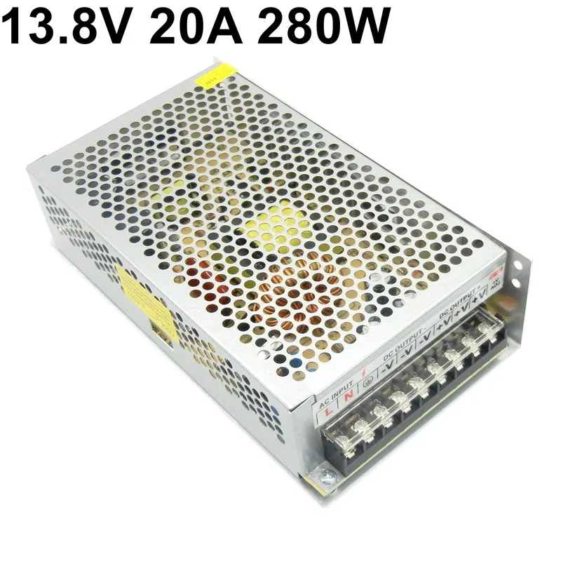 

13.8V 20A 280W Switching power supply 110V 220V ac to dc transformer for monitoring security intercom access control system