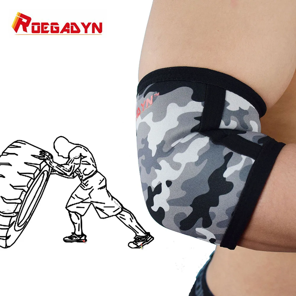 

Neoprene Elbow Support for Weightlifting, 5mm, Tennis and Golfers, Elbow Brace, CrossFit Support for Elbow Pain,Tendonitis