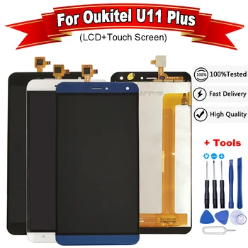 

5.7" For Oukitel U11 Plus LCD Display and Touch Screen 100% Tested Screen Digitizer Assembly Replacement + Free Tools