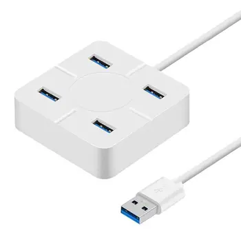 

4 Ports USB 3.0 Hub High Speed USB Splitter Adapter Cable for PC Laptop Card Reader U Disk Keyboard Mouse