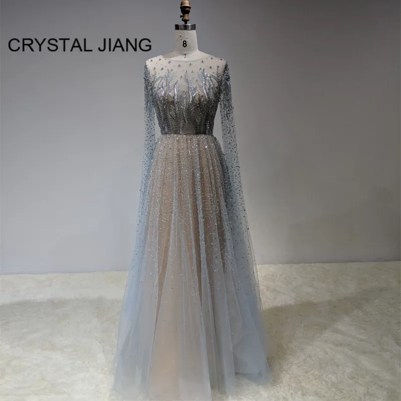 

New Fashion 2020 Formal Evening Dresses Long Luxury Lace Evening Pageant Gown Sexy Illusion Robe de Soiree