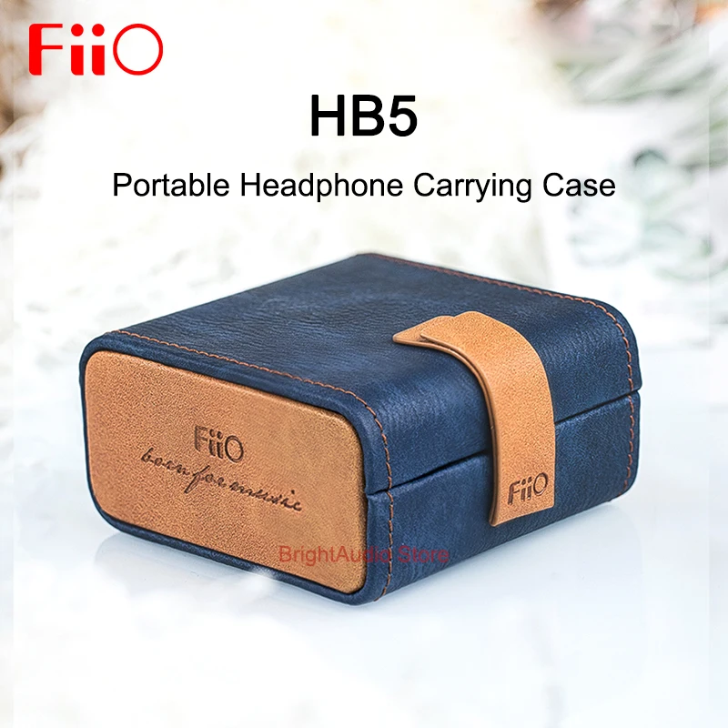 Fiio HB5 Portable Headphone Carrying Case Leather Storage bag Pressure Boxs for FD5 FH1S Earphone | Электроника