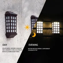 2 Вт# светодиодный светильник на солнечной батарее, уличный солнечный светильник с датчиком движения PIR, настенный светильник, водонепроницаемый светильник на солнечной батарее для украшения сада