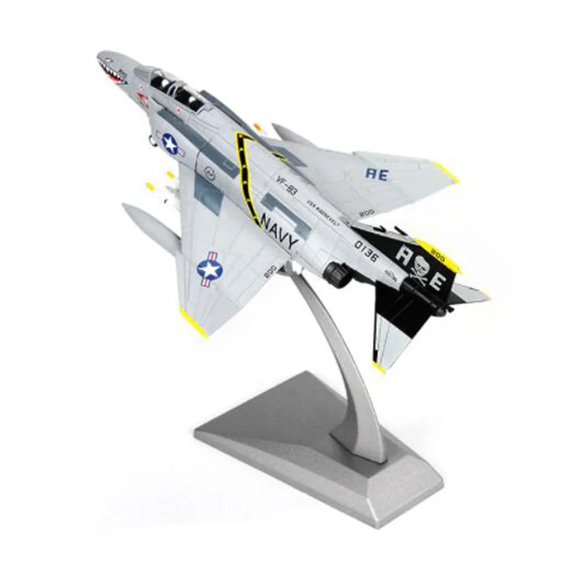 1/100 весы F-4C статический военный самолет модели самолета игрушки для взрослых детей литье под давлением сплав игрушки самолеты для демонстрации коллекции