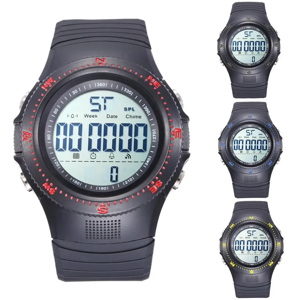 

Casual Men Round Dial Waterproof Luminous Running Climbing Digital Wrist Watch 30m waterproof watch suitable for sport men watch
