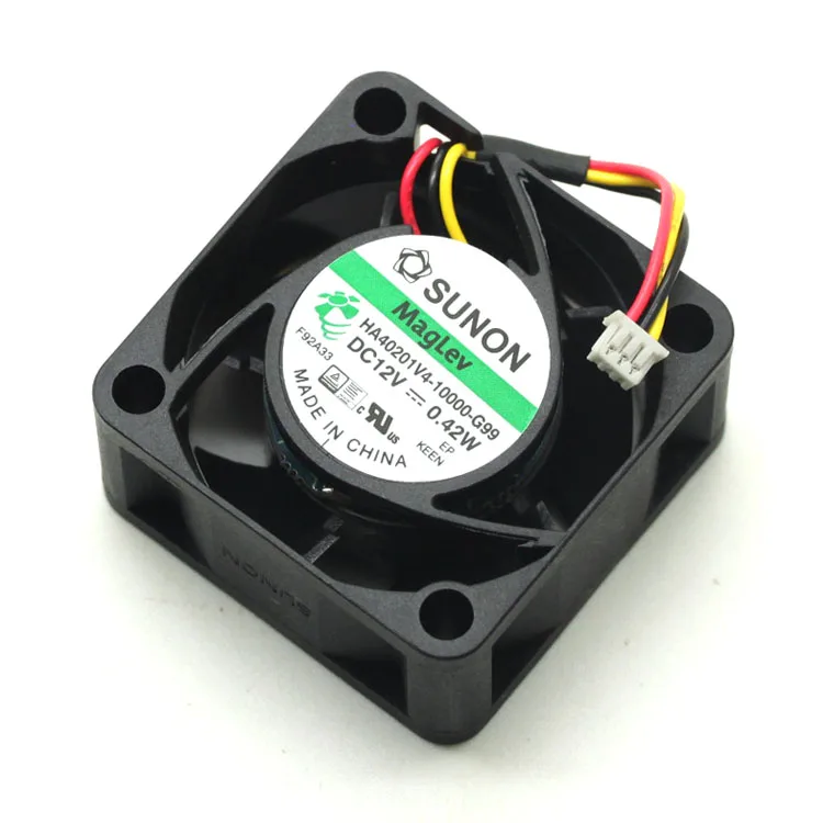 Оригинальный охлаждающий вентилятор Sunon ha40201v4 10000 g99 12 В 0 42 Вт 4 см 4020