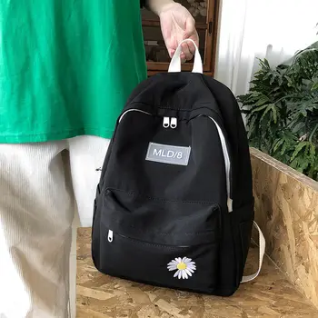 

Women Backpack School Bags for Teenage Girls Flowers Fresh Cute Back Pack Nylon Lightweight Teen Student Bagpack Cool Preppy New