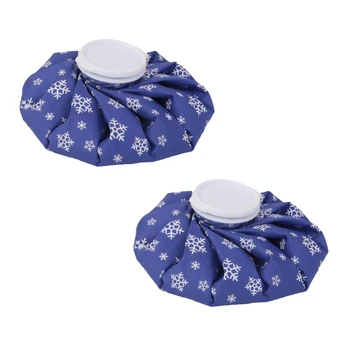 

2Pcs Medical Cooling Cloth Ice Bag Reusable Sport Injury Ice Bag Durable First Aid HealthCare Cold Therapy Pain Relief Ice Pack