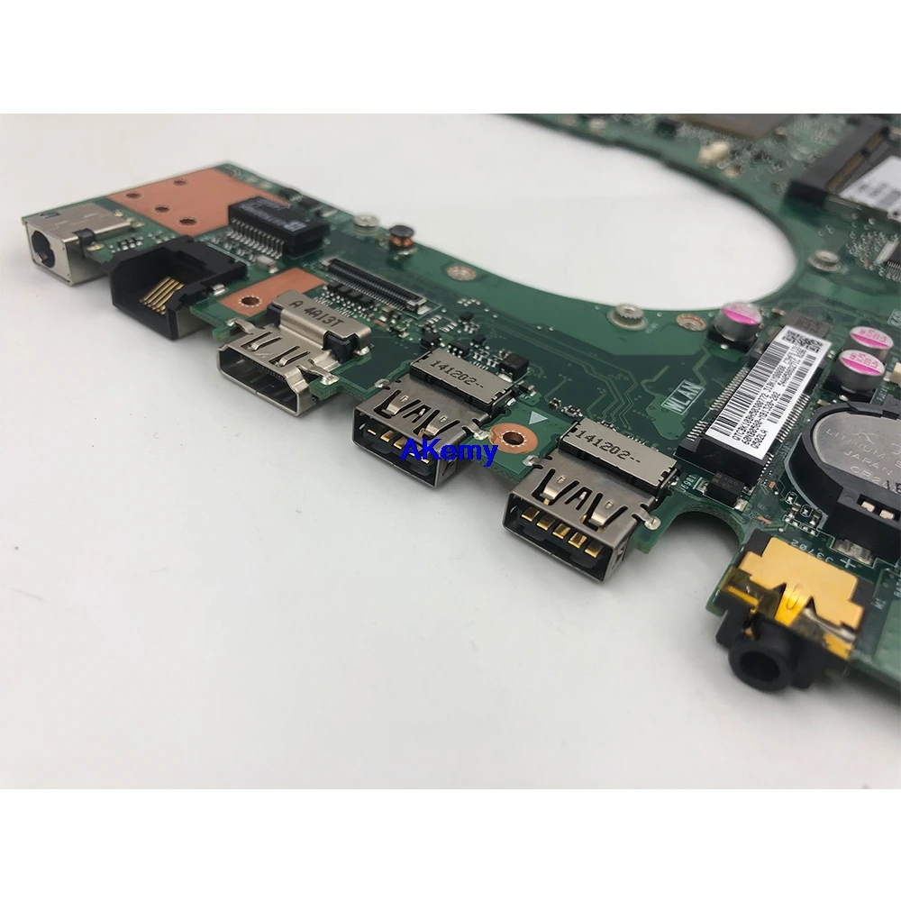 Akemy Q502LAB материнская плата для ноутбука ASUS Q502LAB Q502LA Q502L материнская плата с I5-5200U 4GB-RAM